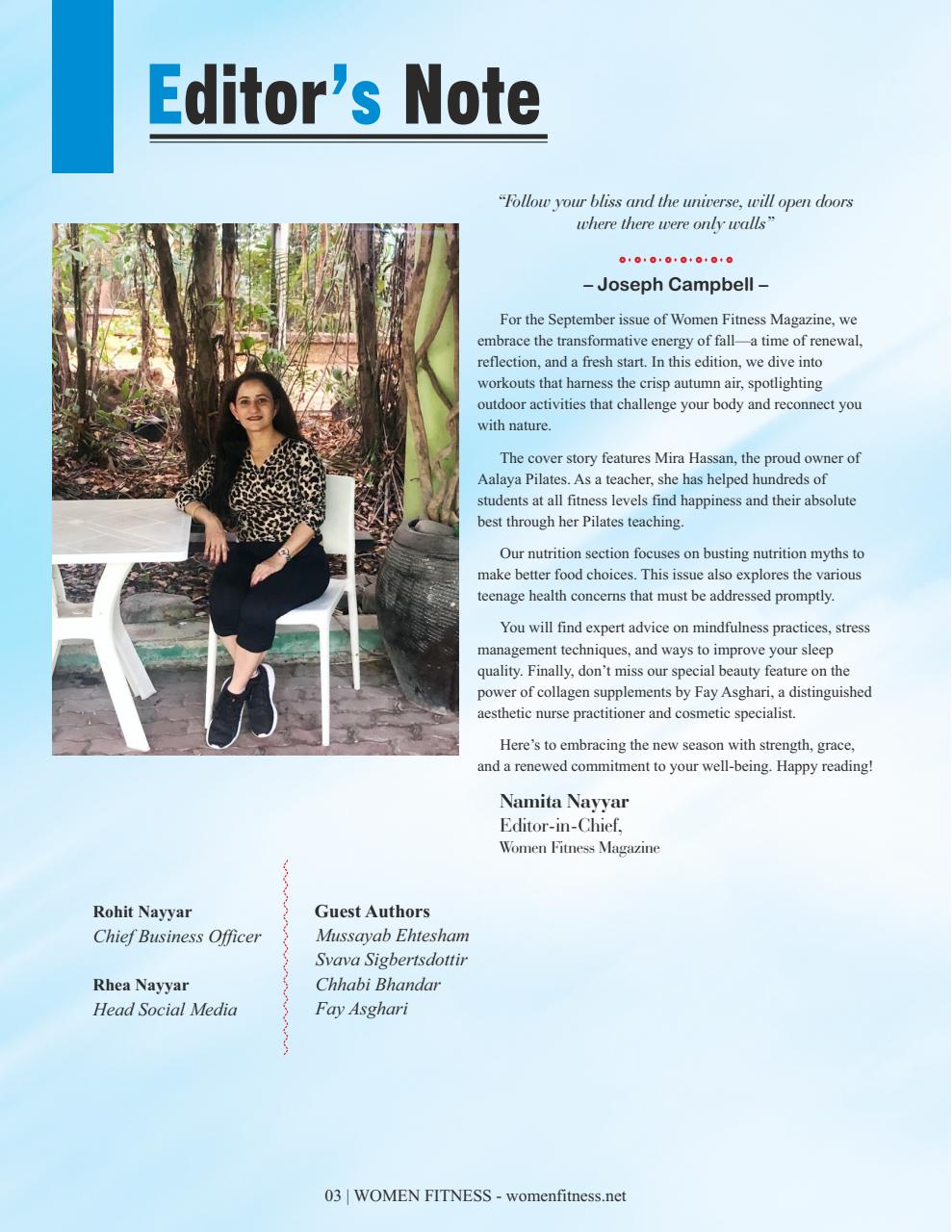 Women Fitness Preview Pages