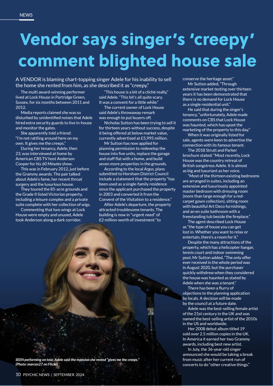Psychic News Preview Pages