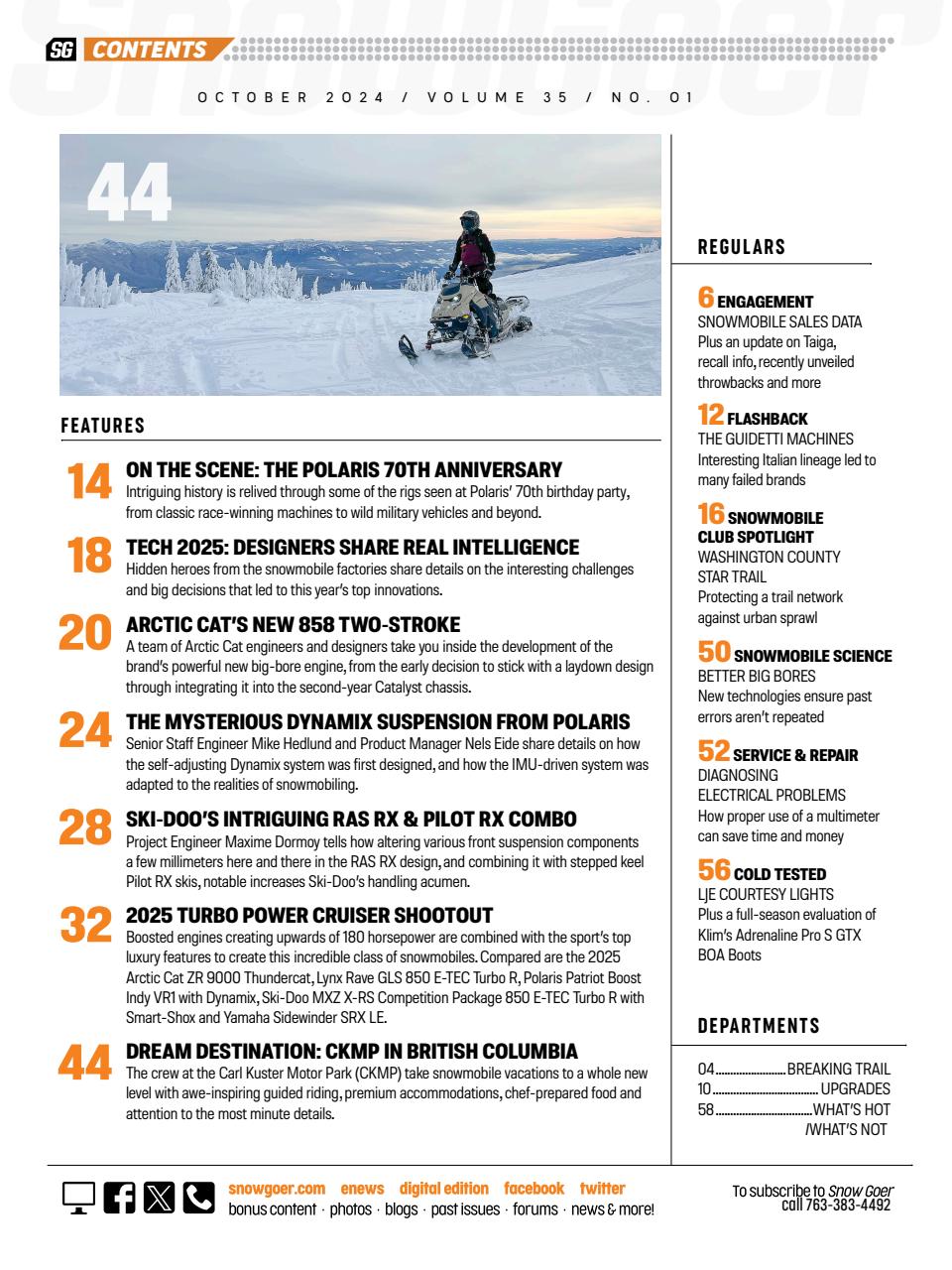 SnowGoer Preview Pages