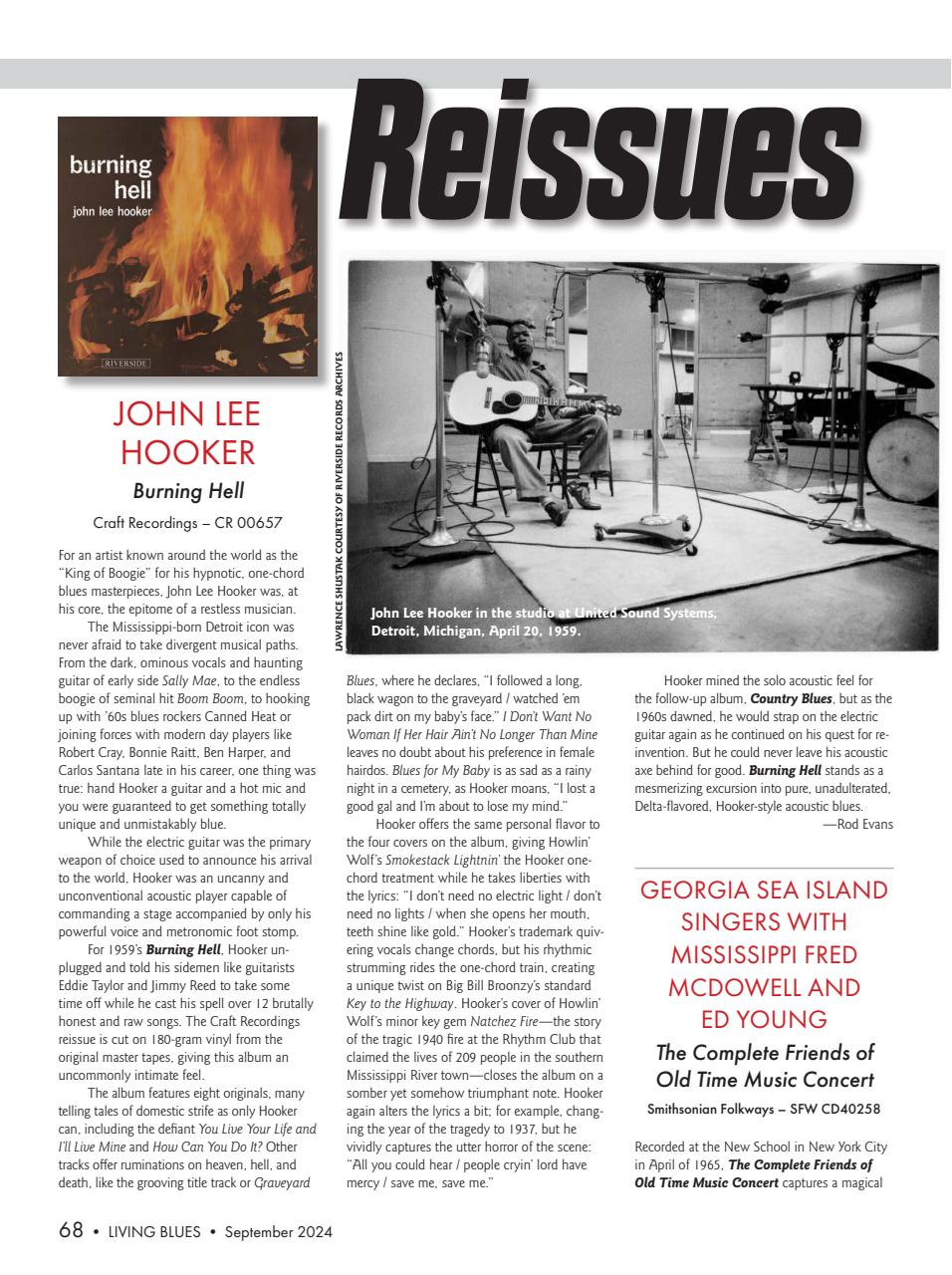 Living Blues Preview Pages