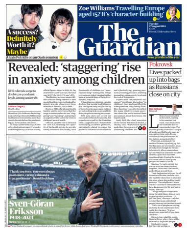 The Guardian Newspaper issue Tuesday, August 27, 2024