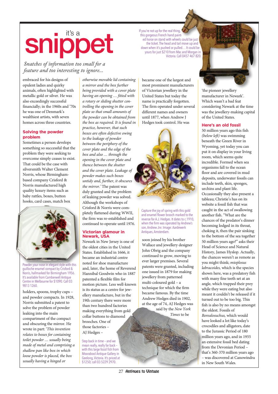 Antiques to Vintage Preview Pages