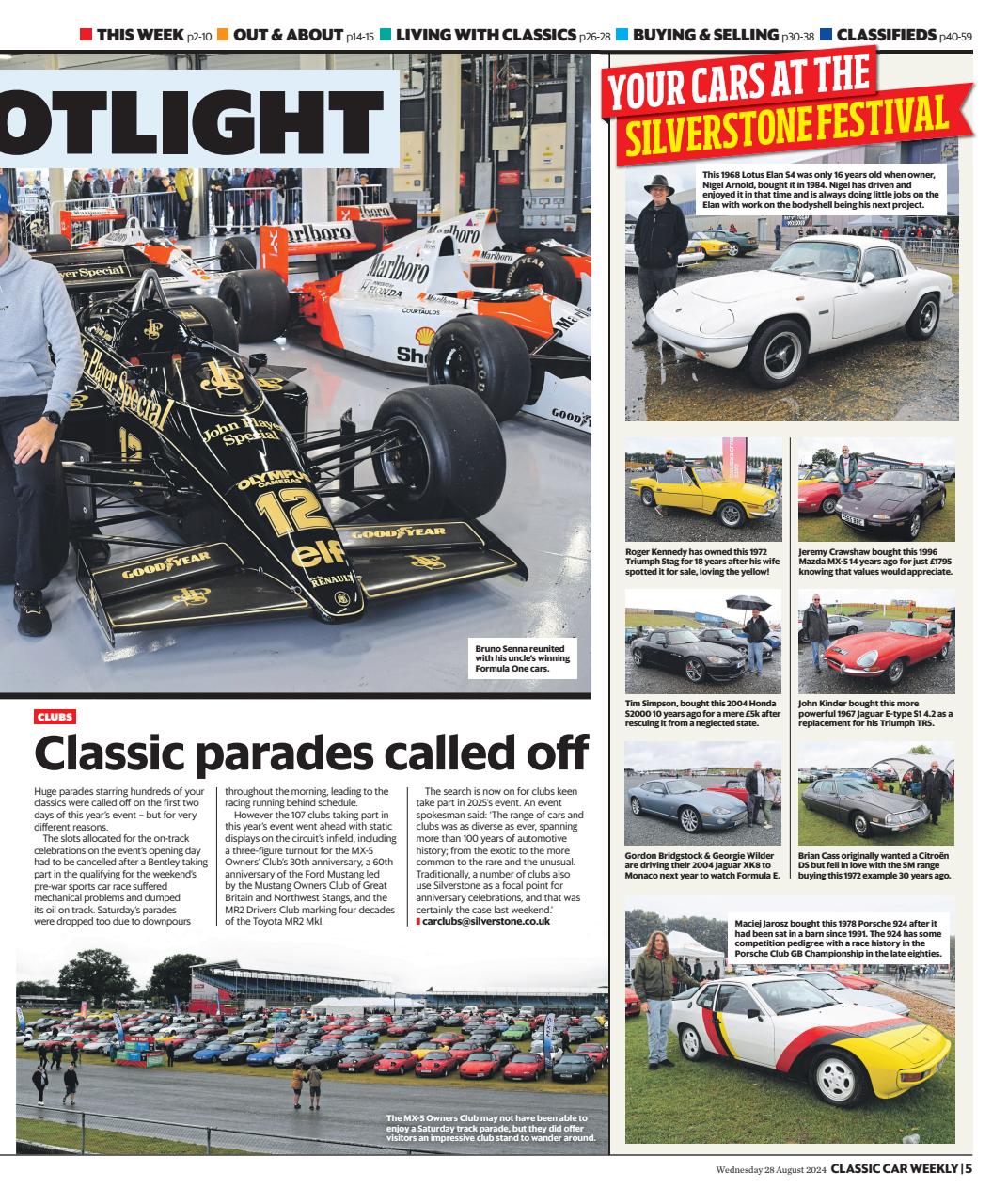 Classic Car Weekly Preview Pages