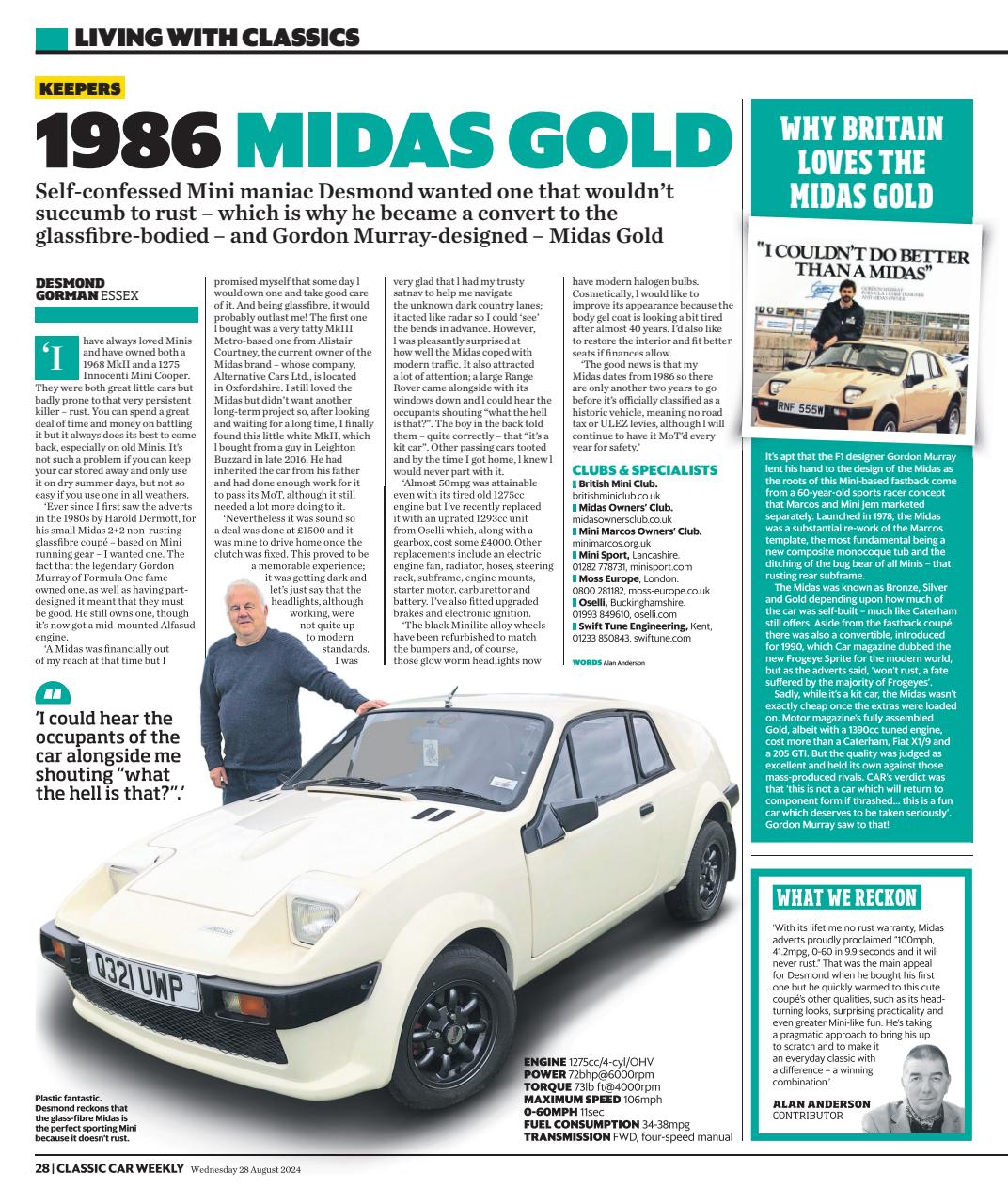 Classic Car Weekly Preview Pages