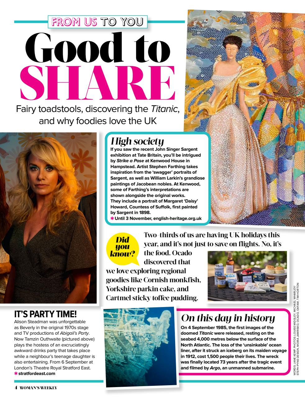 Woman's Weekly Preview Pages