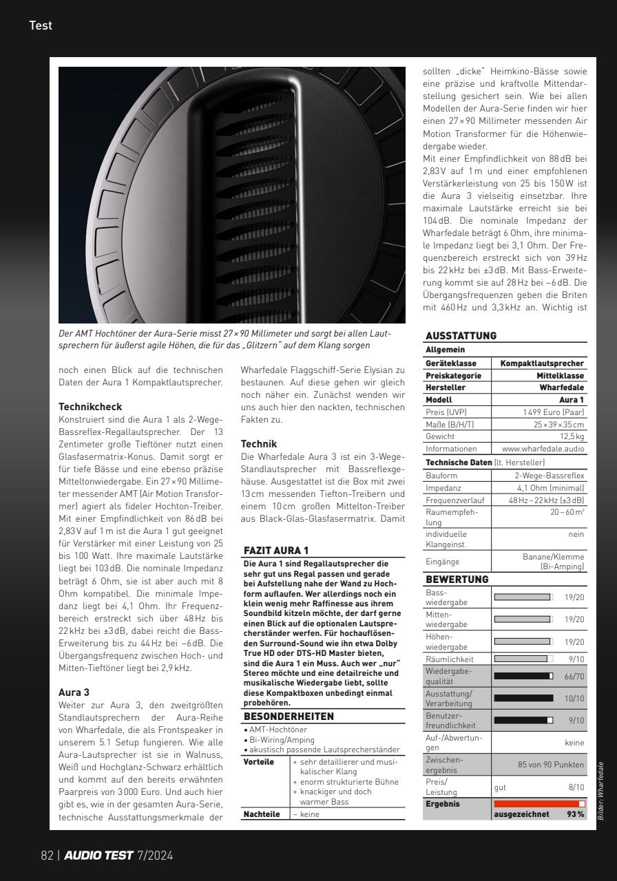 Audio Test Preview Pages