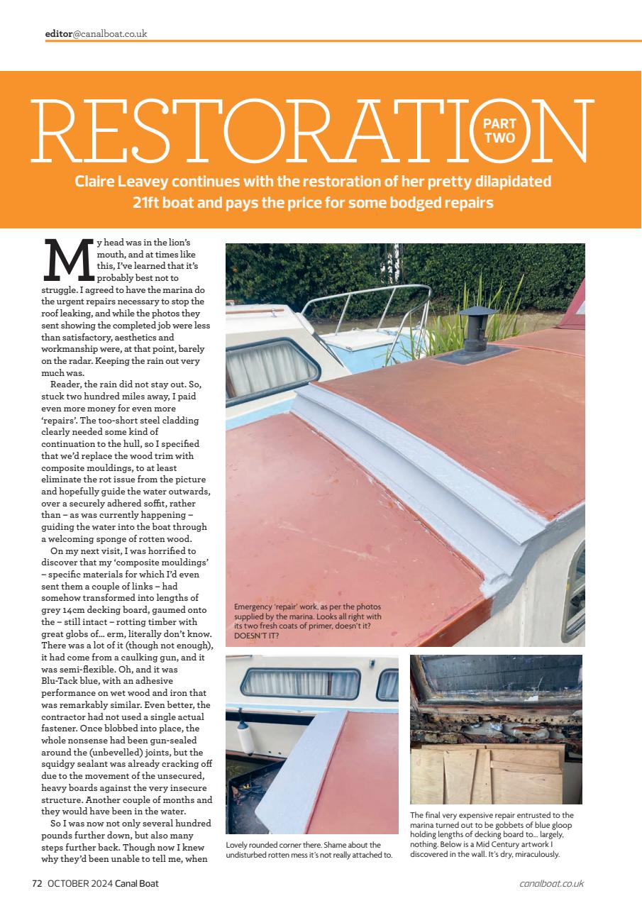 Canal Boat Preview Pages