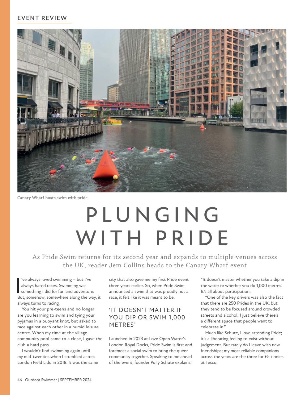 Outdoor Swimmer Preview Pages