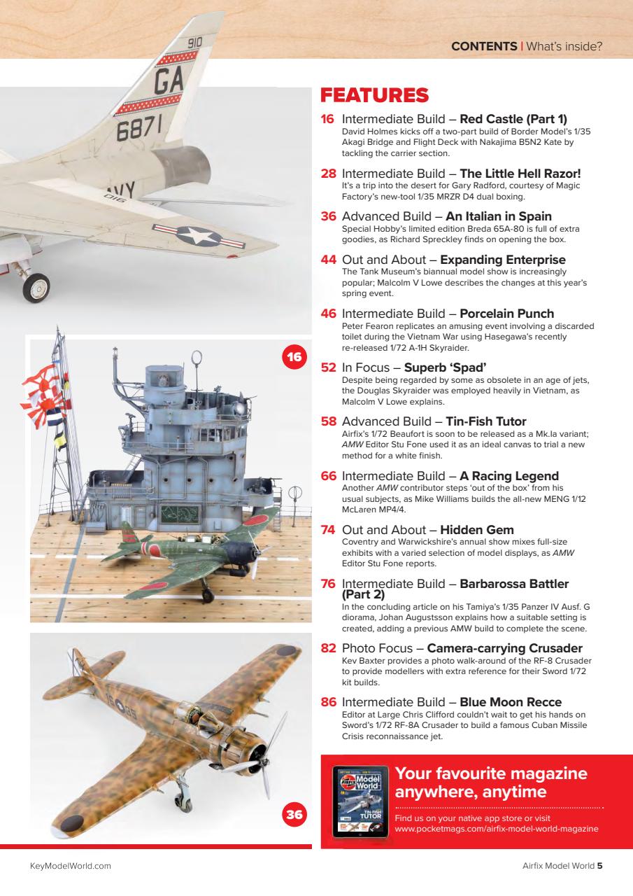 Airfix Model World Preview Pages