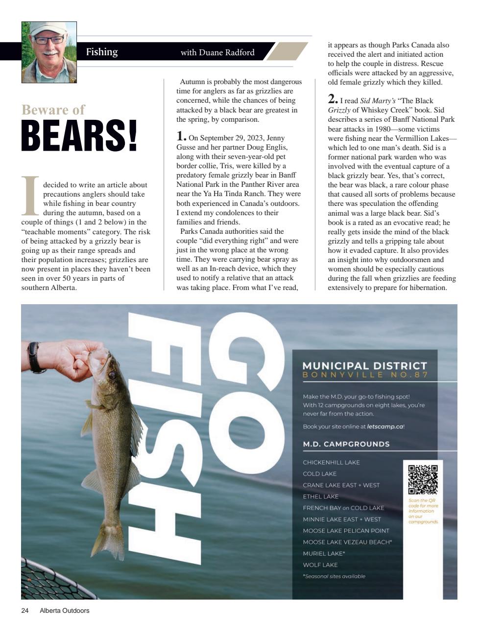 Alberta Outdoors Preview Pages