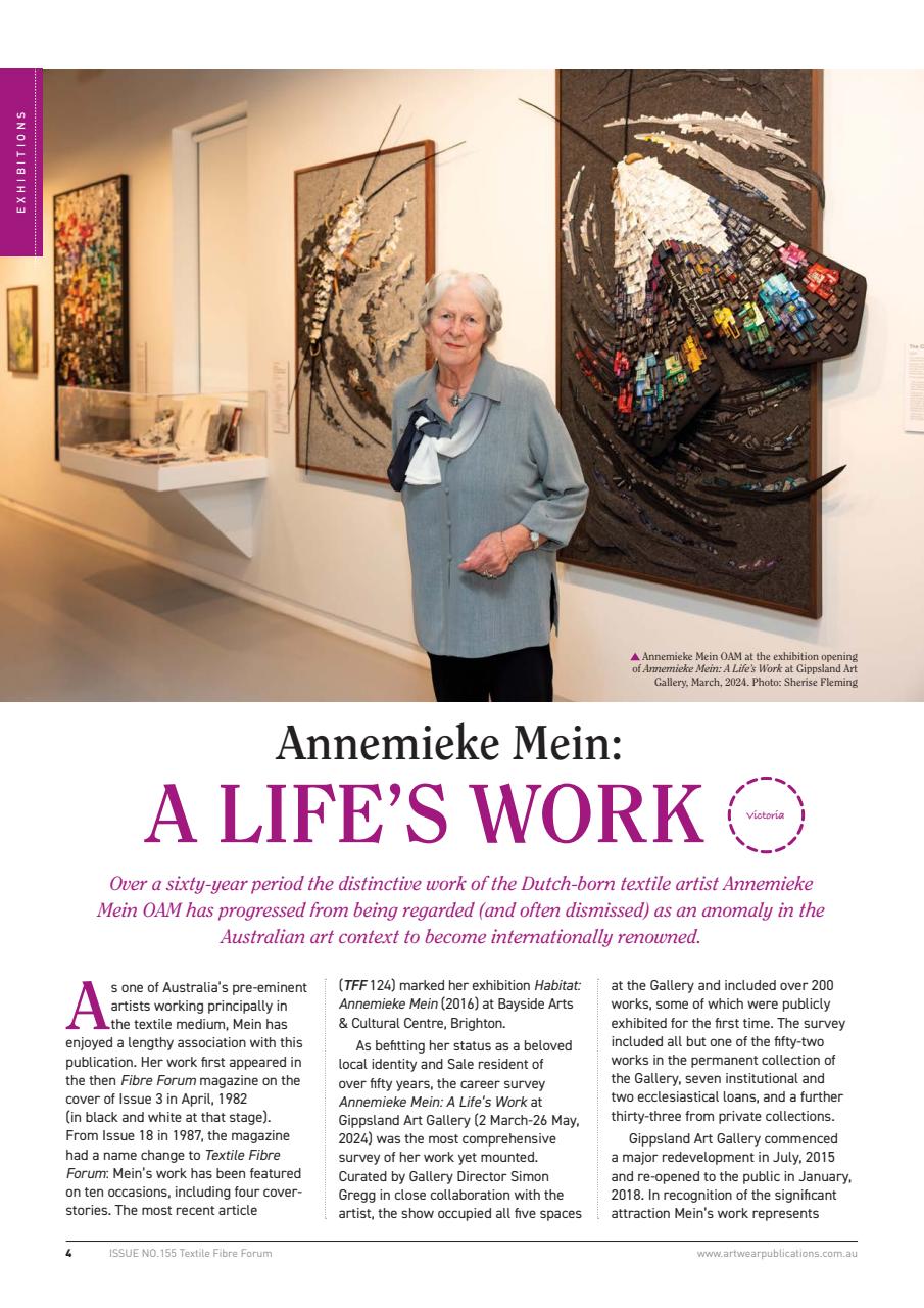 Textile Fibre Forum Preview Pages