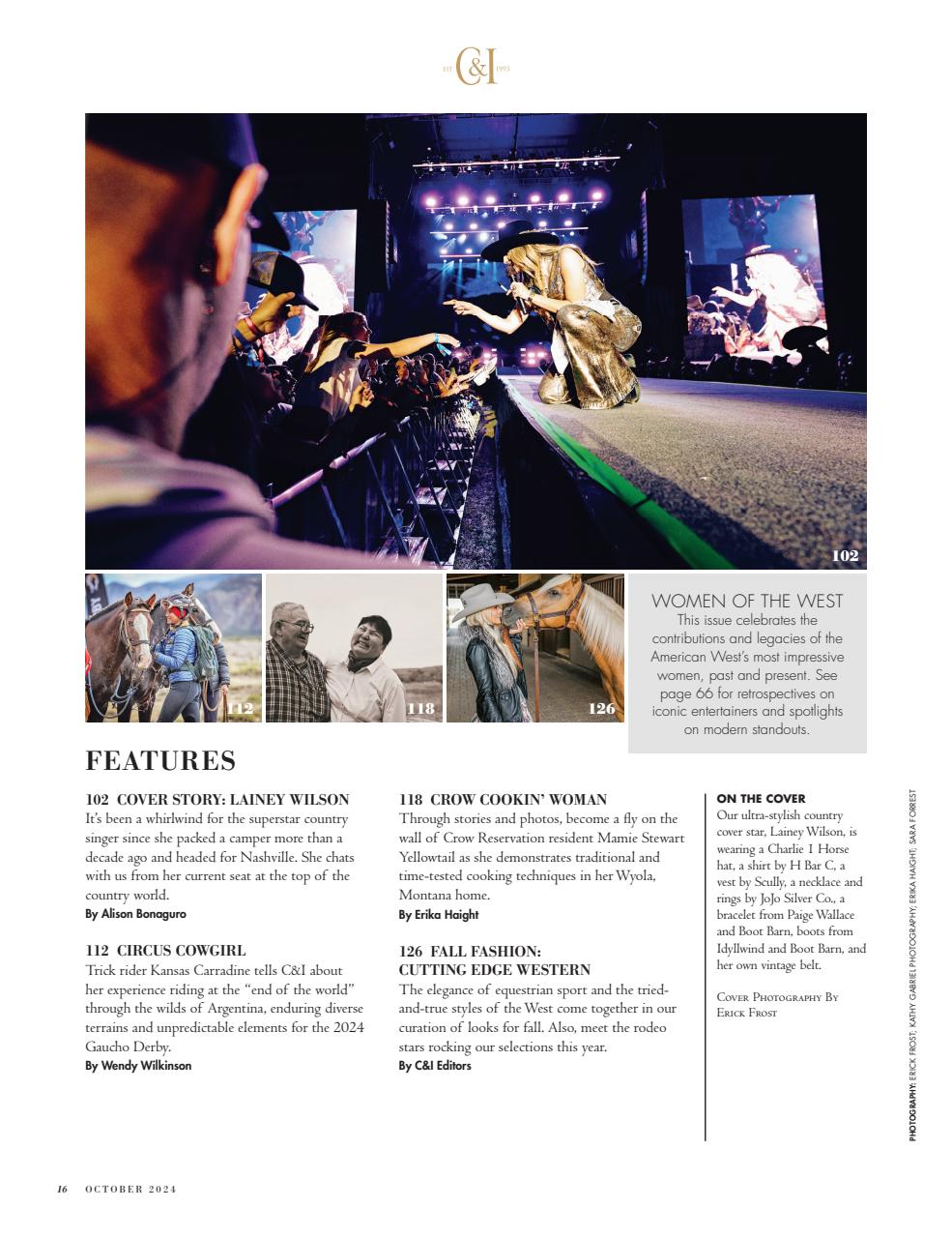 Cowboys and Indians Preview Pages