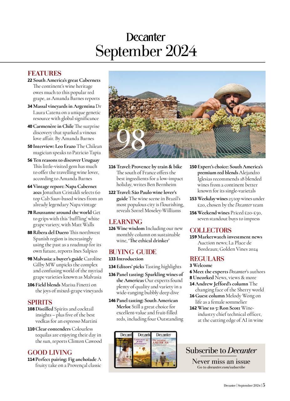 Decanter Preview Pages