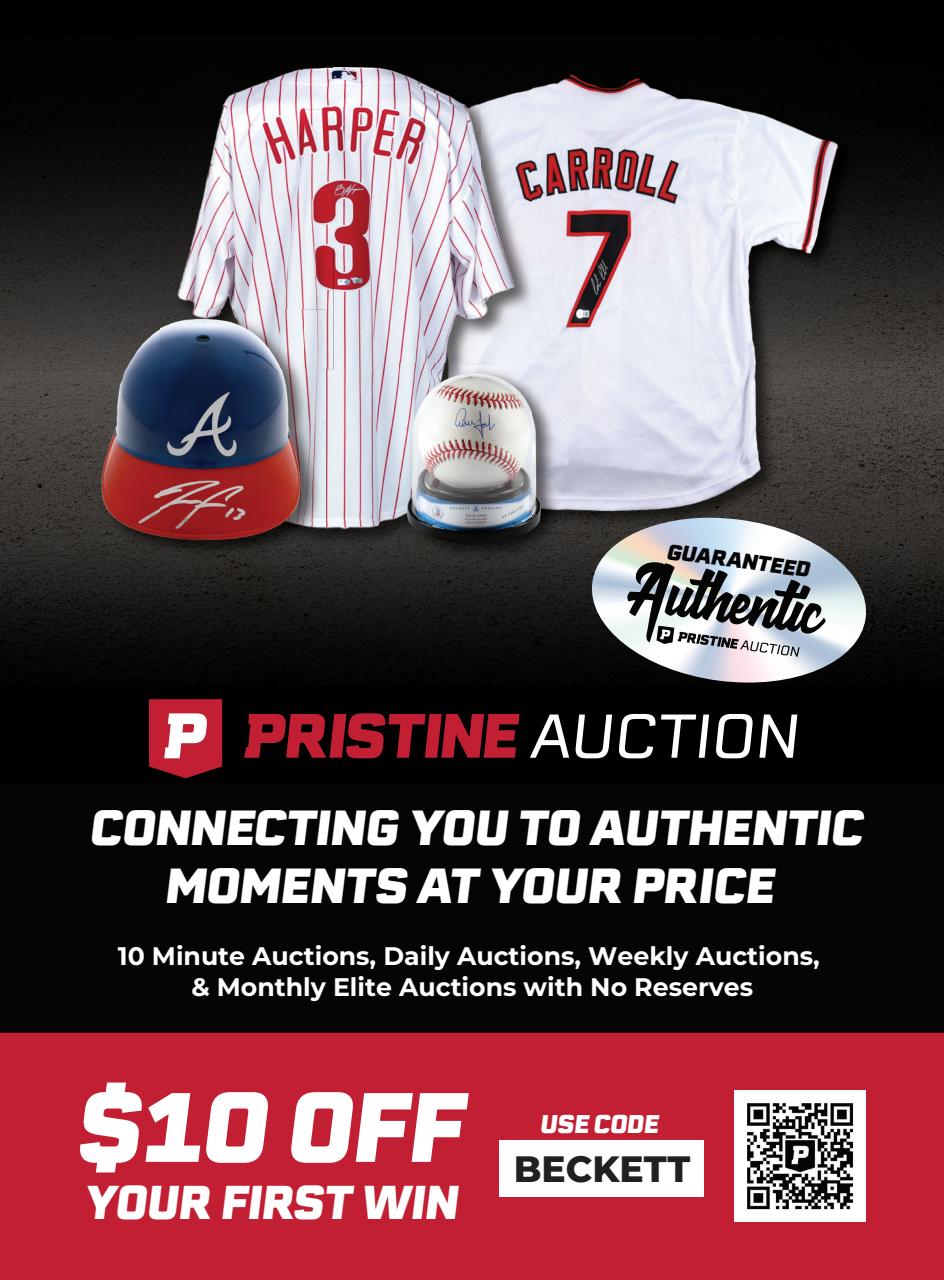 Beckett Baseball Magazine Preview Pages