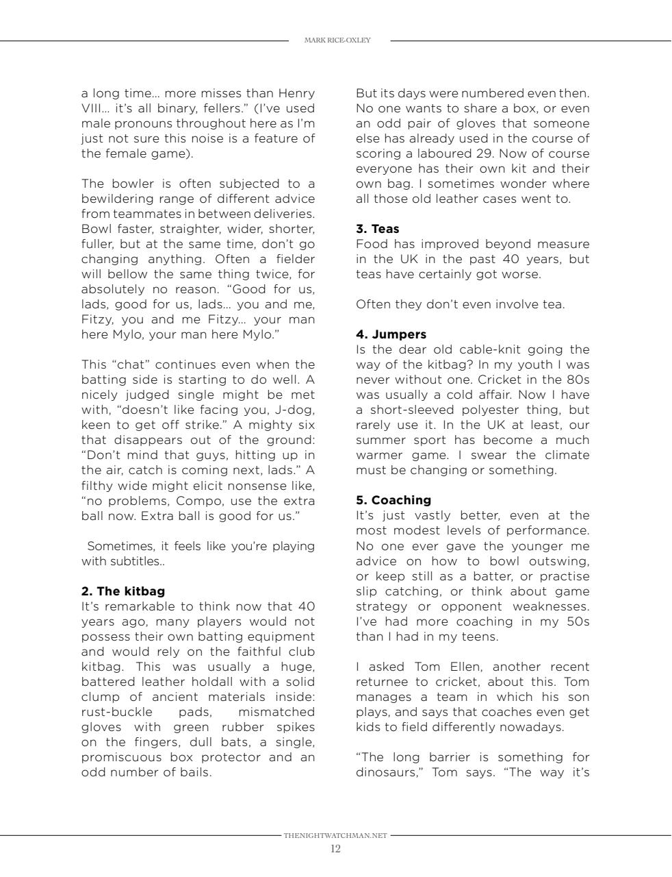 The Nightwatchman Preview Pages