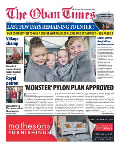 The Oban Times & Lochaber Times issue Thursday, August 29, 2024