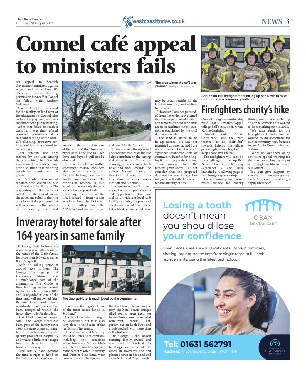 The Oban Times & Lochaber Times Preview Pages