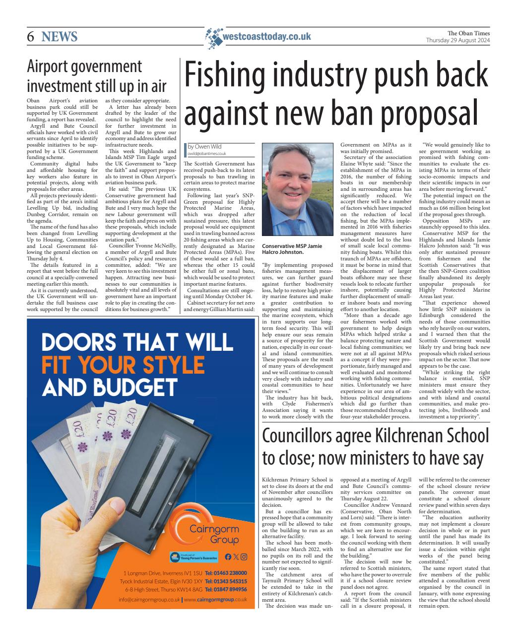 The Oban Times & Lochaber Times Preview Pages