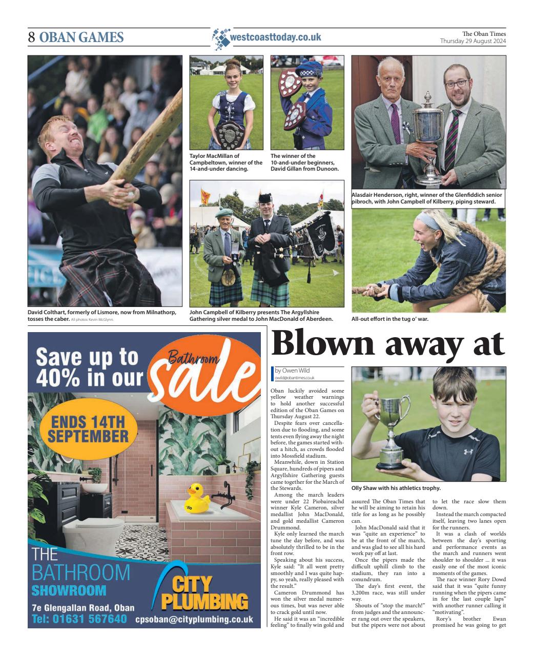 The Oban Times & Lochaber Times Preview Pages