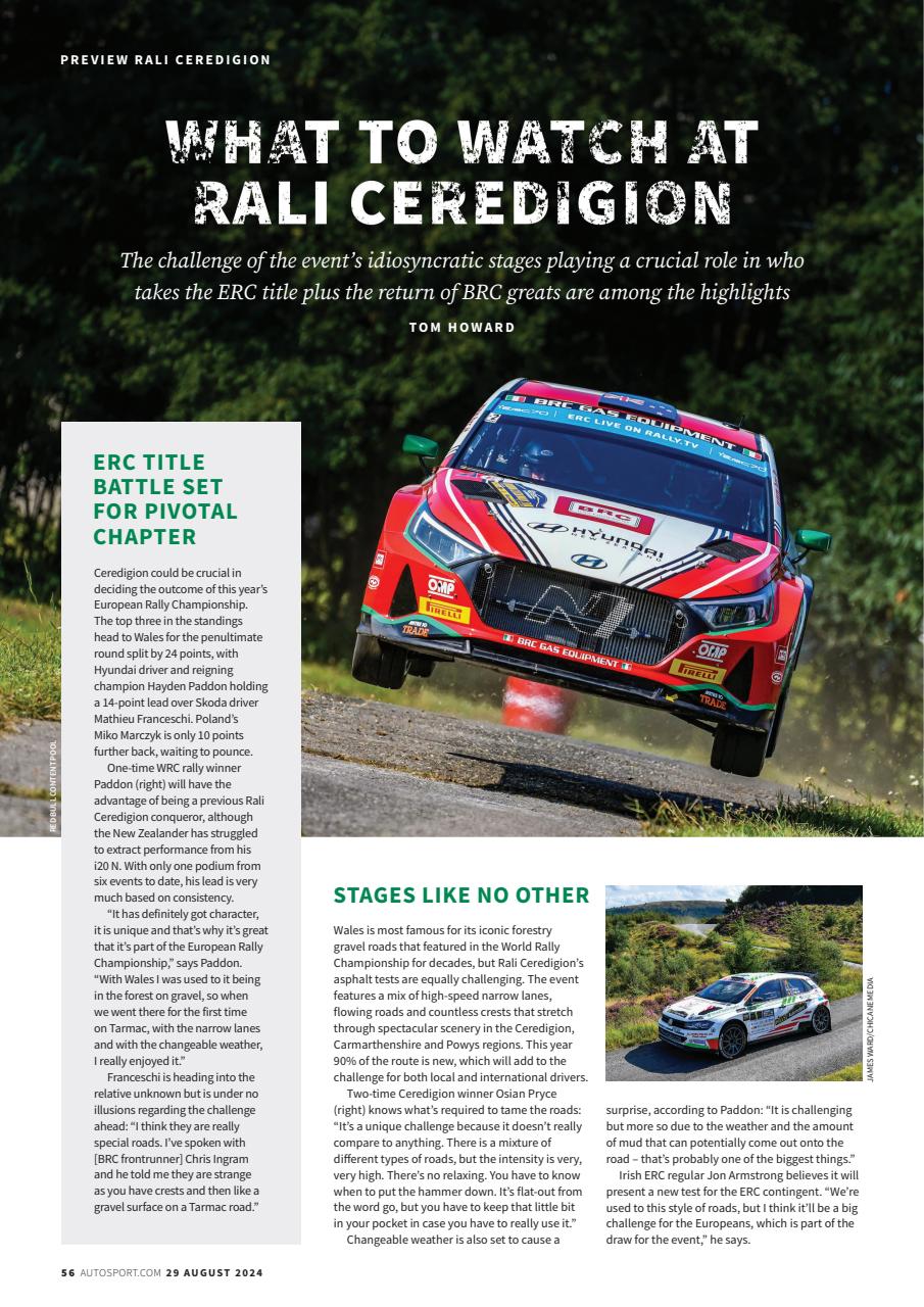 Autosport Preview Pages