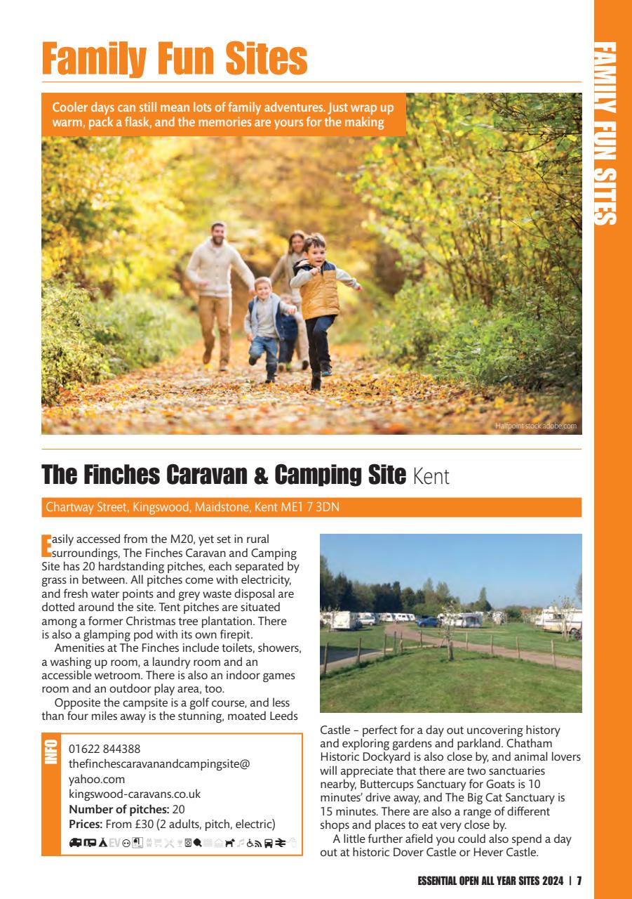 Campsite Finder Preview Pages