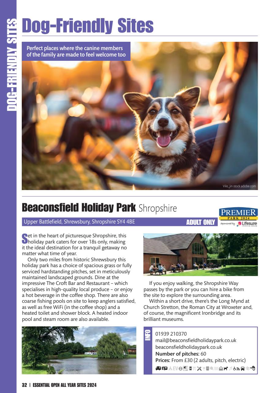 Campsite Finder Preview Pages