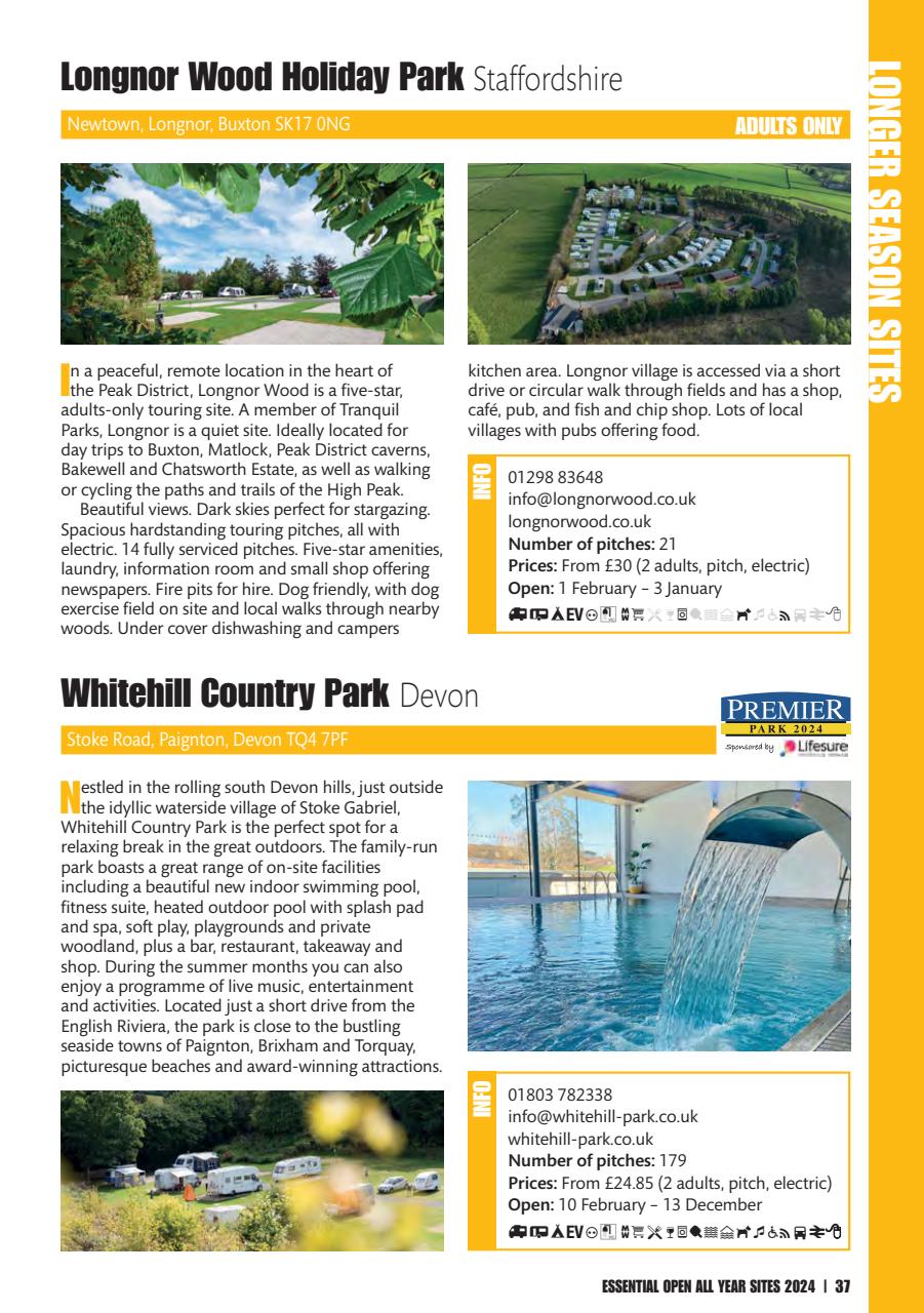 Campsite Finder Preview Pages