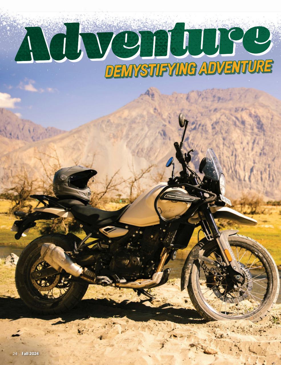 Adventure Motorcycle Preview Pages