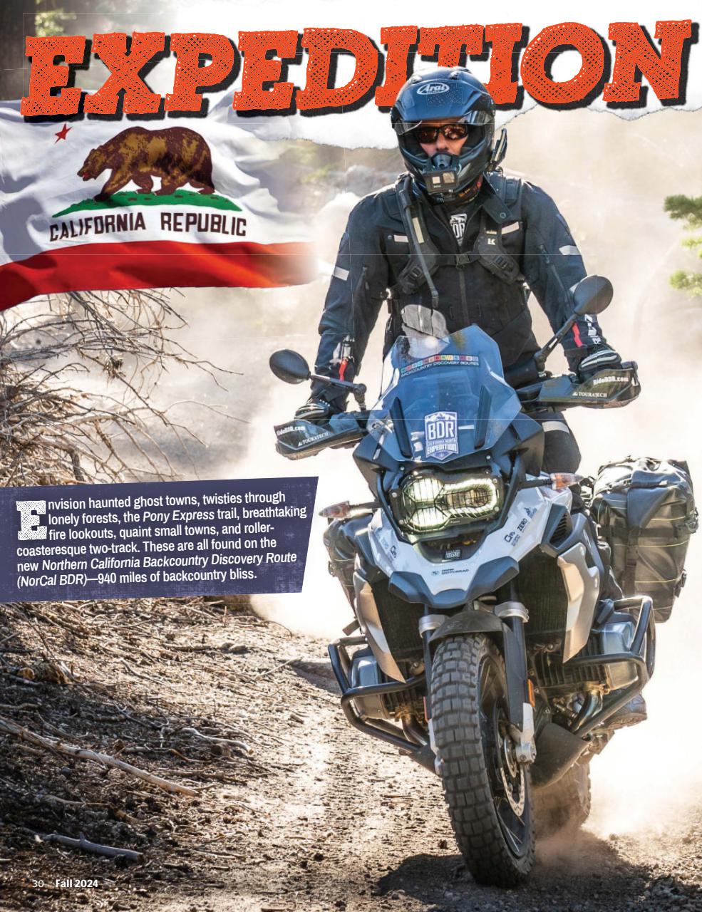 Adventure Motorcycle Preview Pages