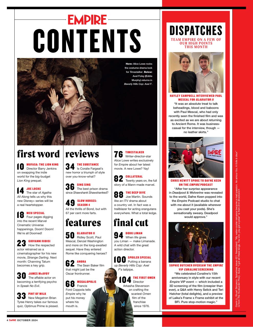 Empire Preview Pages