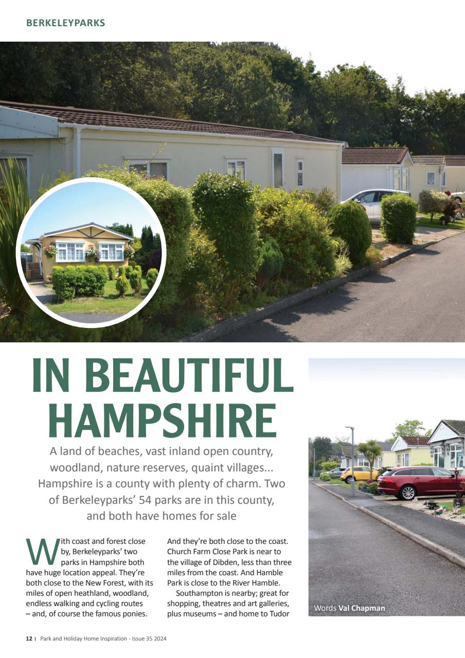 Park and Holiday Home Inspiration magazine Preview Pages