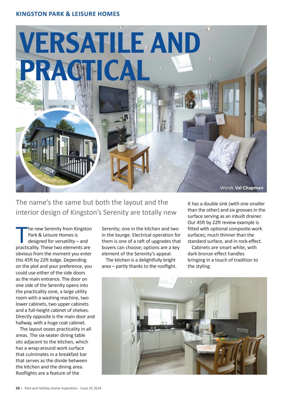 Park and Holiday Home Inspiration magazine Preview Pages