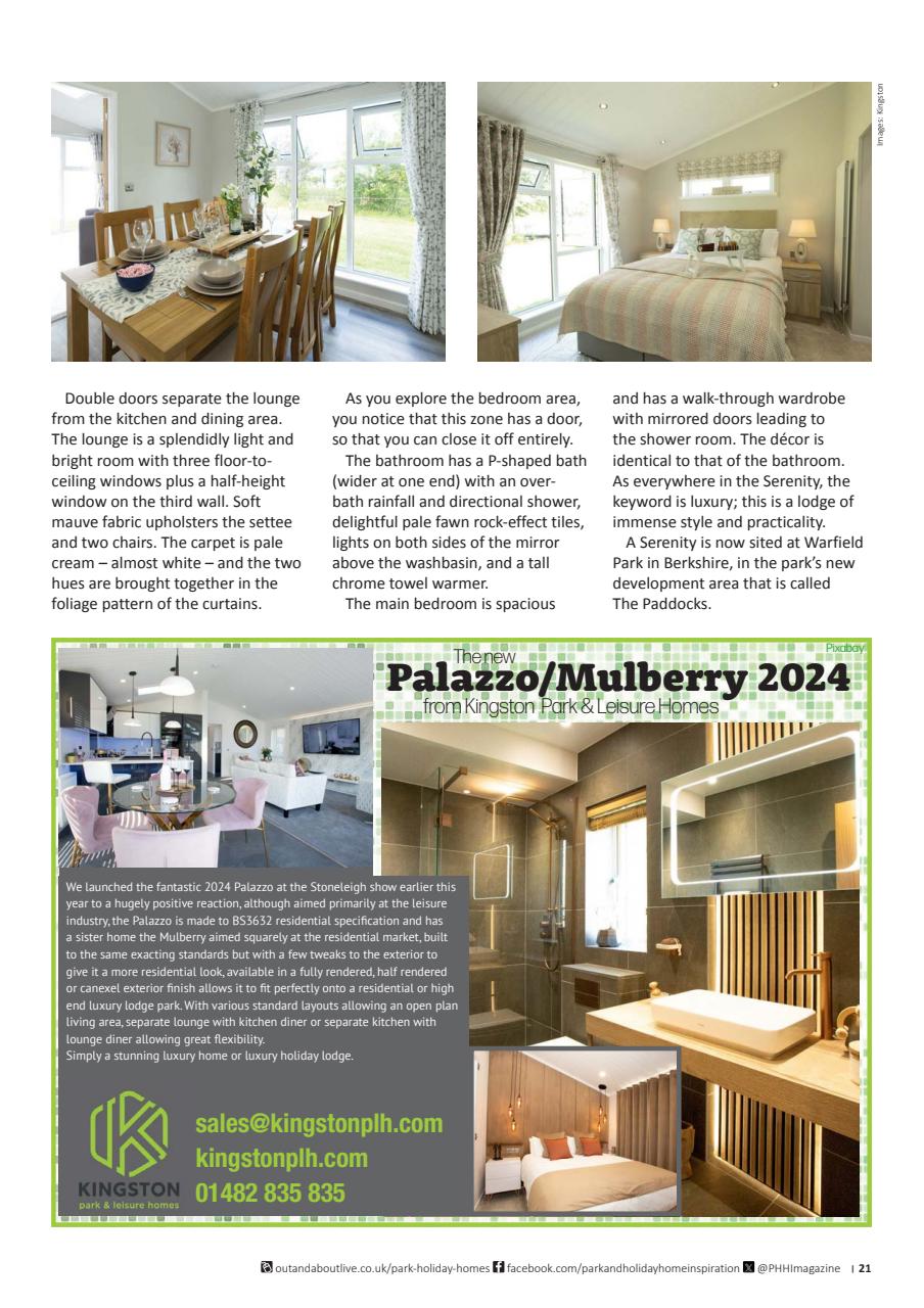 Park and Holiday Home Inspiration magazine Preview Pages