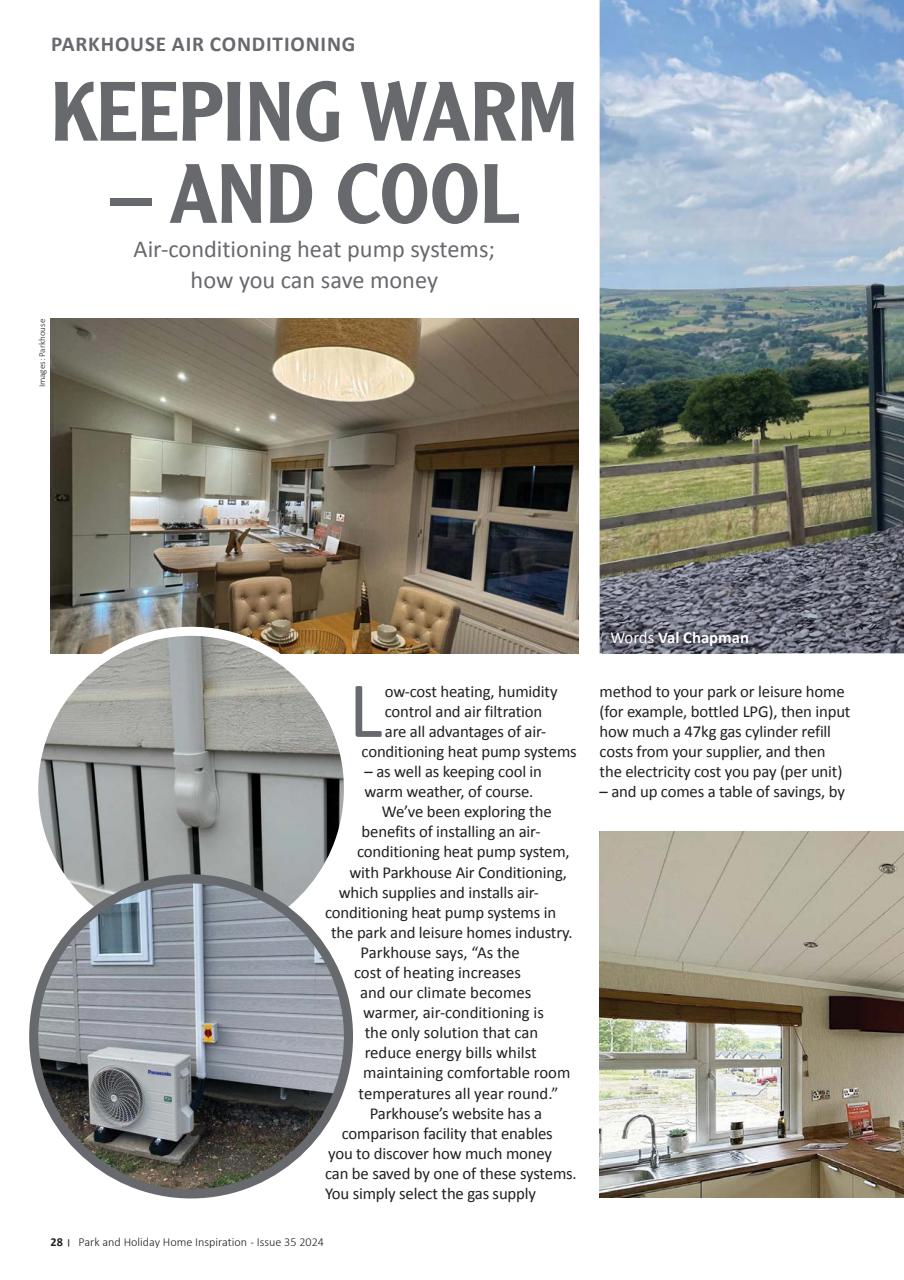 Park and Holiday Home Inspiration magazine Preview Pages