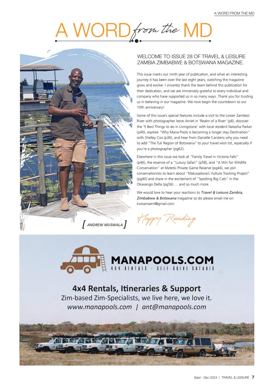 Travel & Leisure Zambia & Zimbabwe Preview Pages