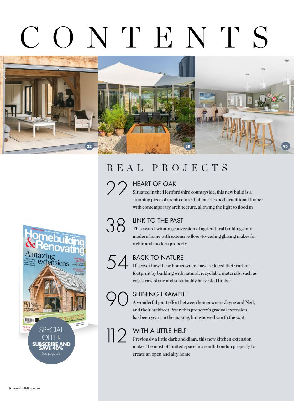 Homebuilding & Renovating Magazine Preview Pages