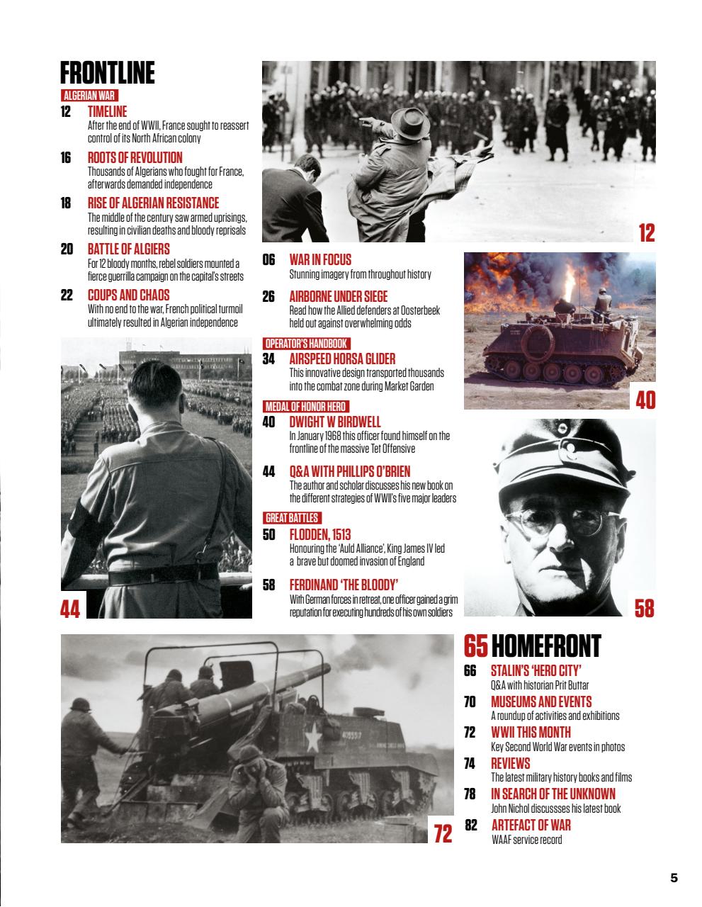 History of War Preview Pages