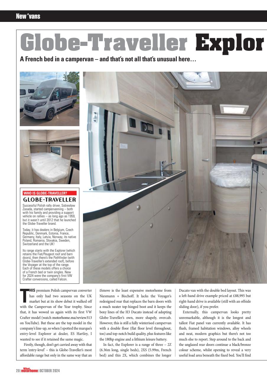 What Motorhome magazine Preview Pages