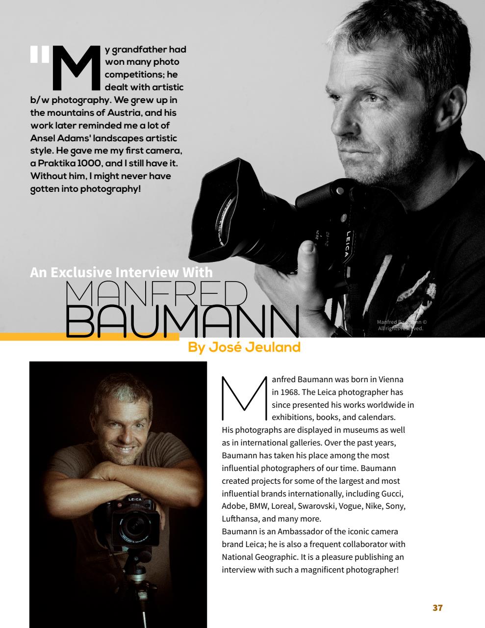 Lens Magazine Preview Pages