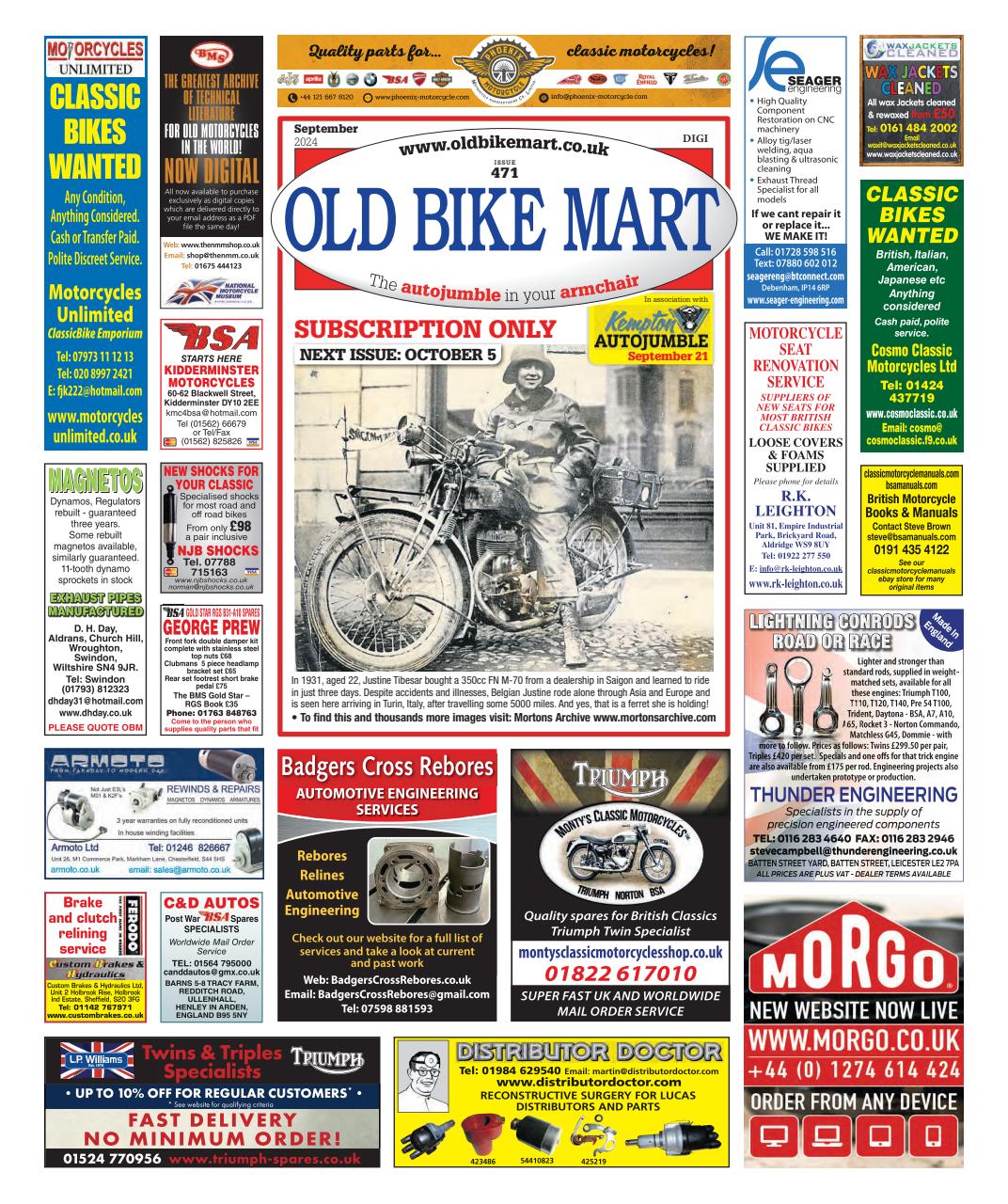Old Bike Mart Preview Pages