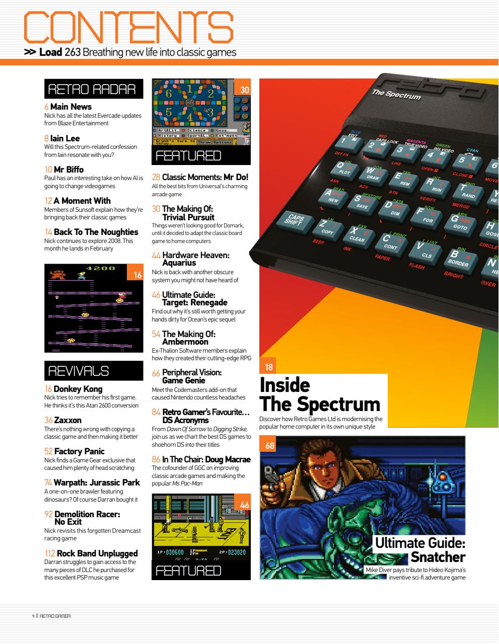 Retro Gamer Preview Pages