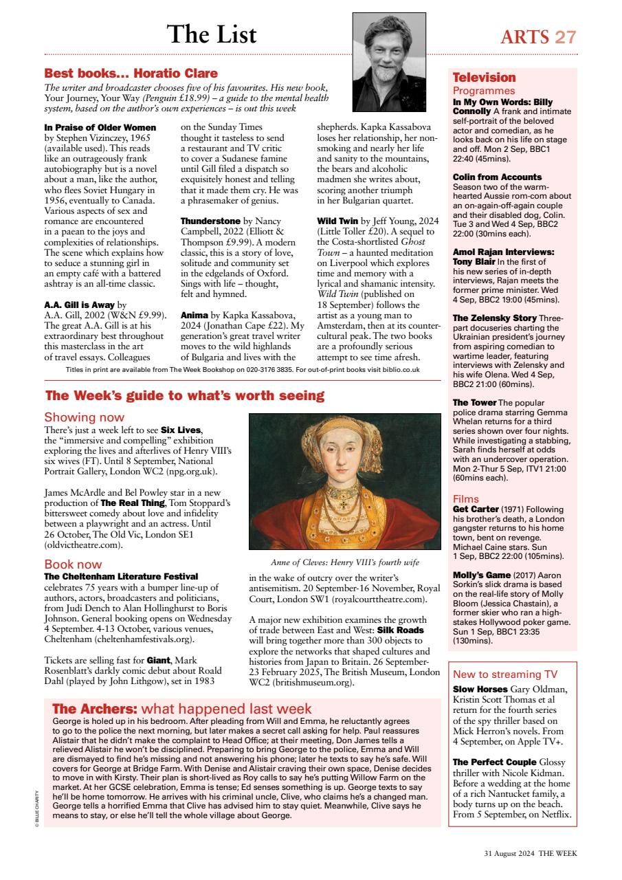 The Week Preview Pages