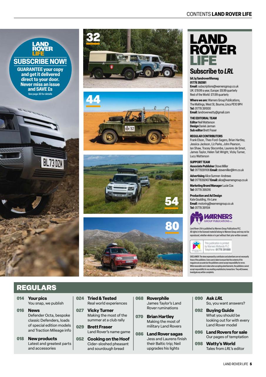 Land Rover Life Preview Pages