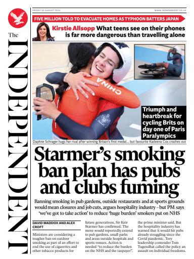 The Independent Daily Edition Newspaper issue 