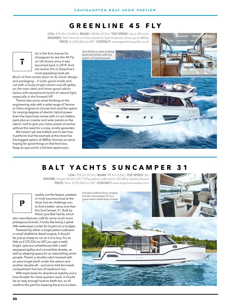 Motorboat & Yachting Preview Pages