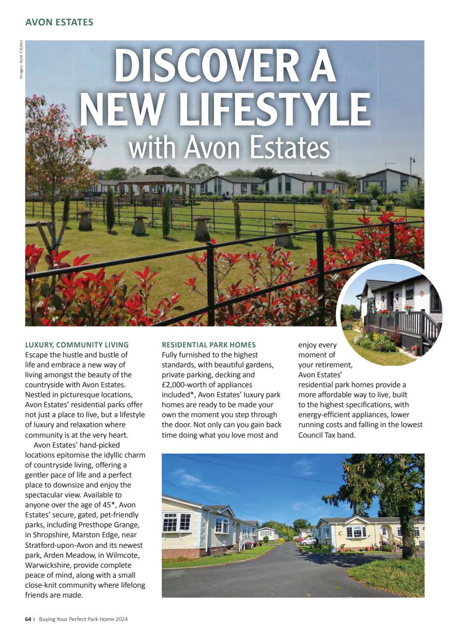 Buying your Perfect Park Home Preview Pages