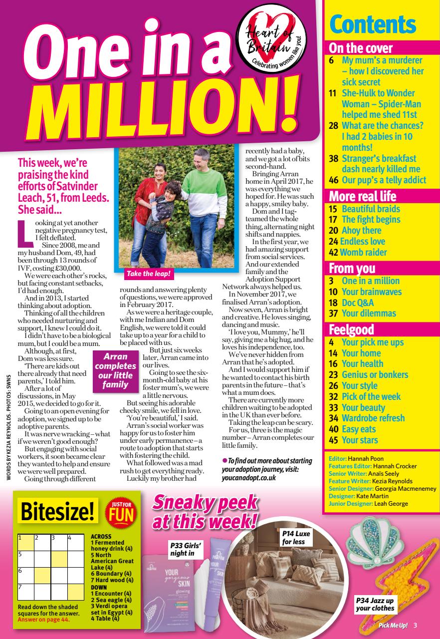 Pick Me Up Preview Pages