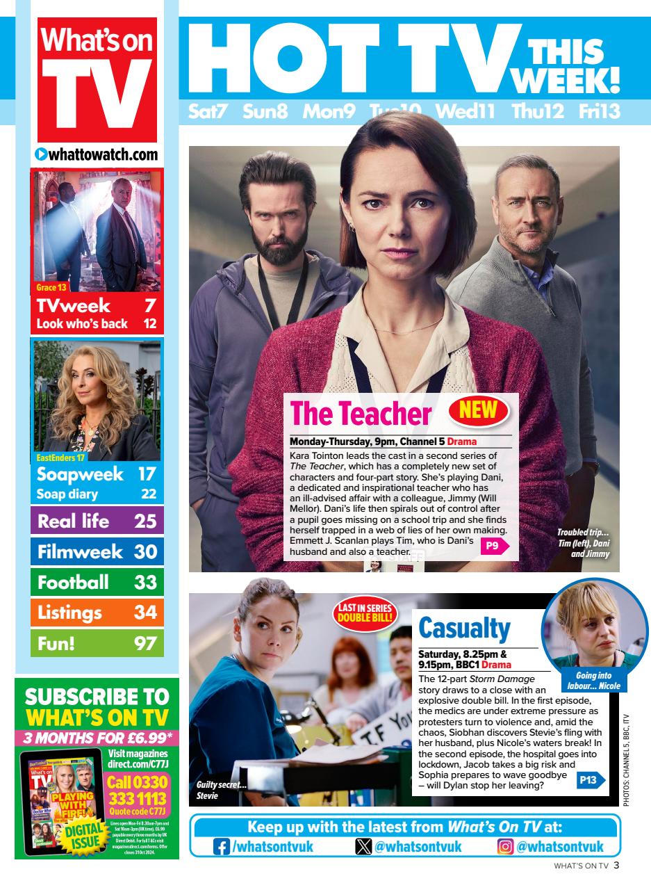 What's on TV Preview Pages