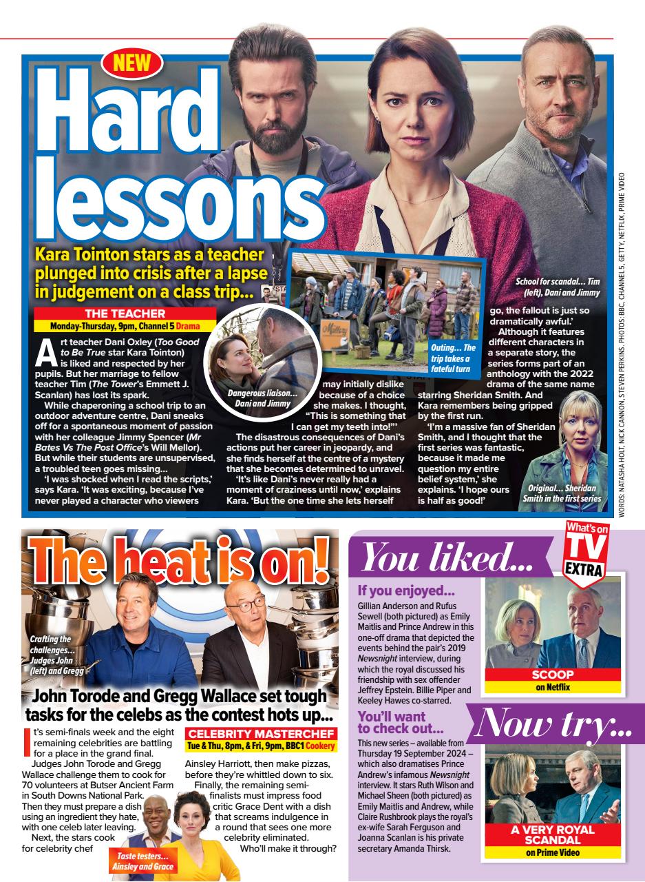 What's on TV Preview Pages