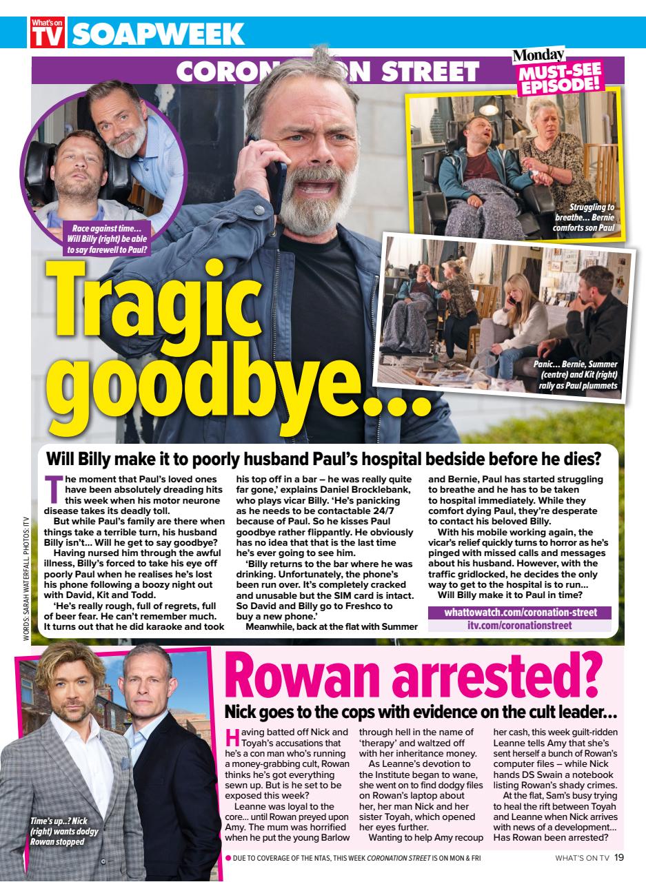 What's on TV Preview Pages